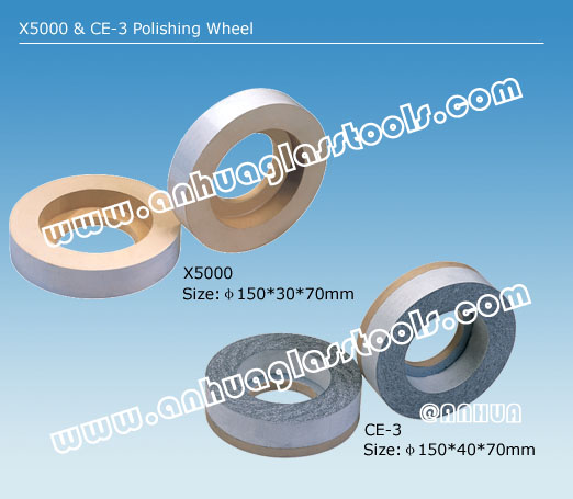 X5000 and CE-3 polishing wheel