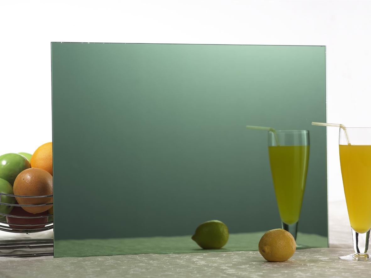 Dark Green Sliver Mirror Glass