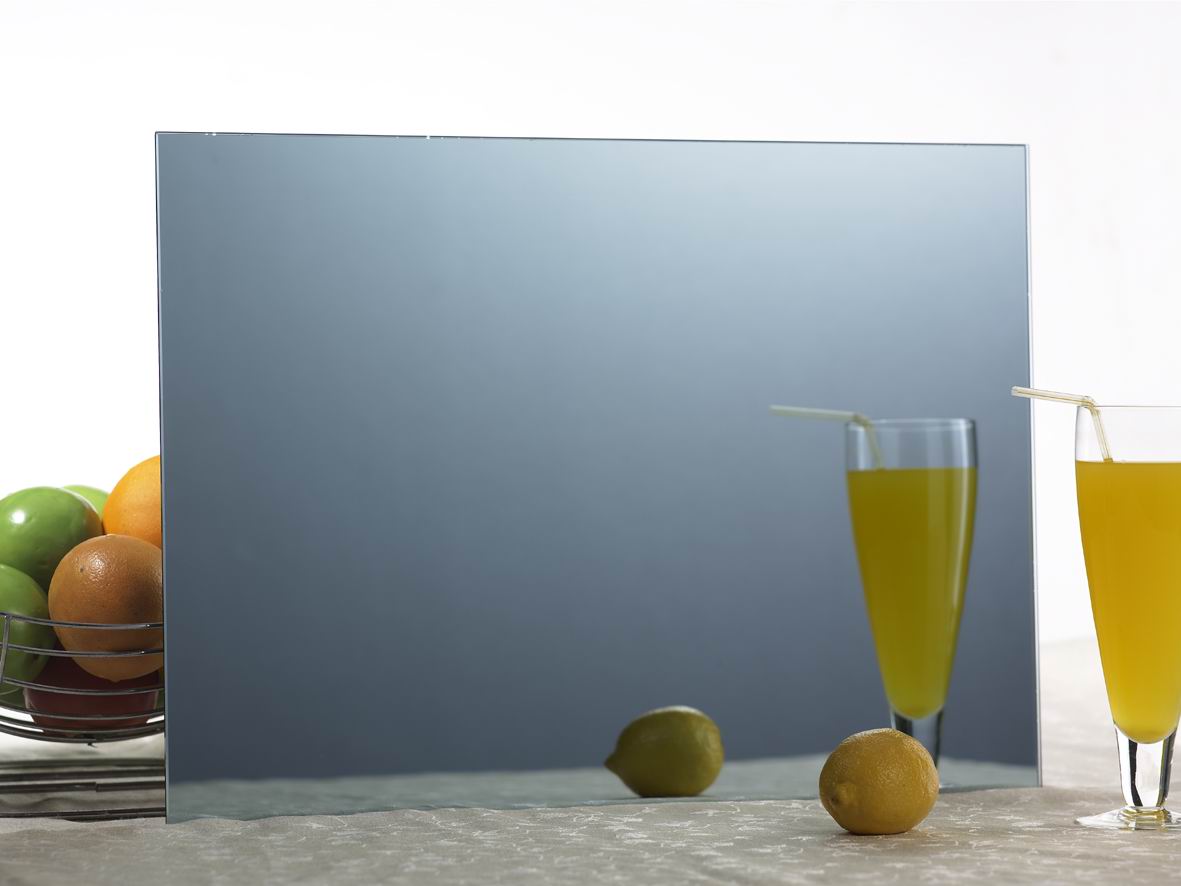 Lake Blue Sliver Mirror Glass