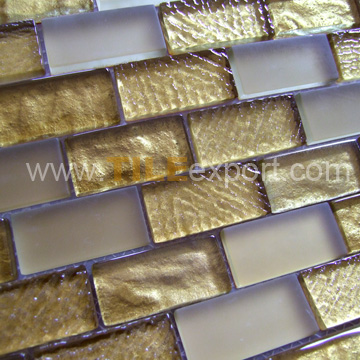 Rustic Shine crystal glass mosaic