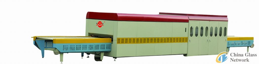 Glass tempering machine