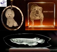 2d/3d glass craft and gift