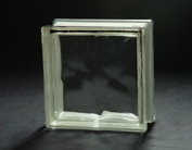 Cloudy Glass Block