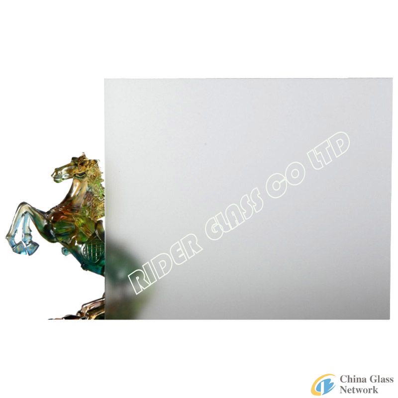 4mm Clear Acid Etched Glass (Clear, Colored, Deep Acid Etched Glass)