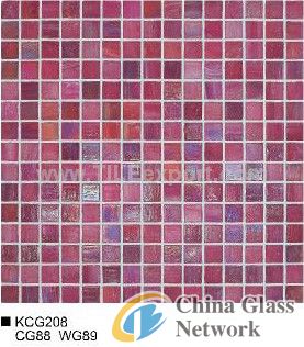 Golden Line Glass Mosaic Tiles