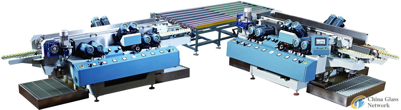 Common Glass Straight Line Double Edge Grinding Assembly Line