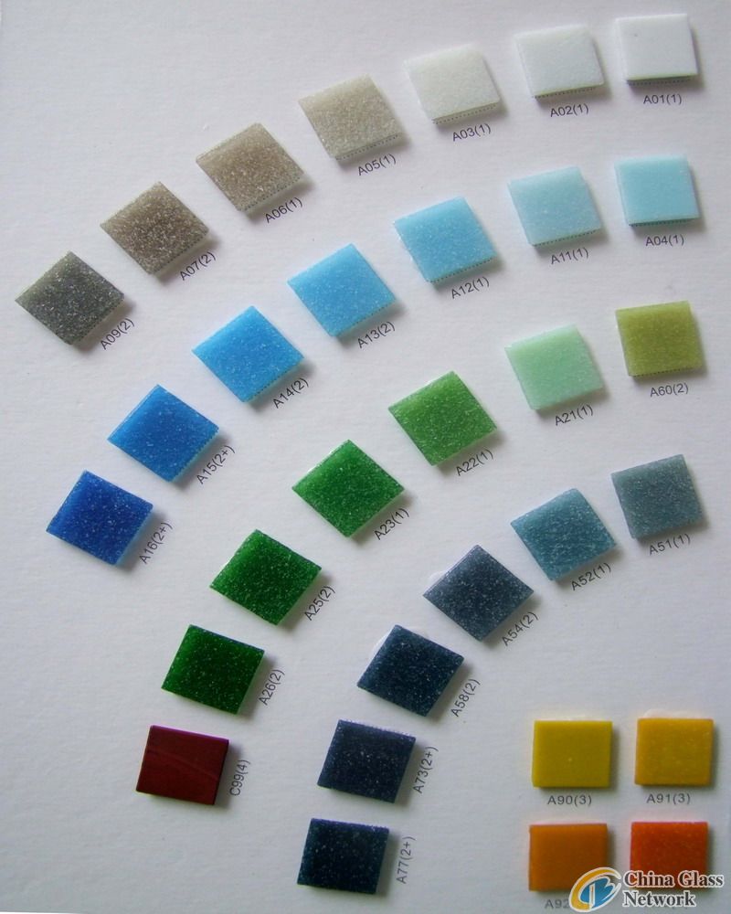 fuxible glass mosaic