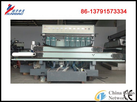 YMC251 Straight Edge Glass Beveling Machine With 8 Spindles