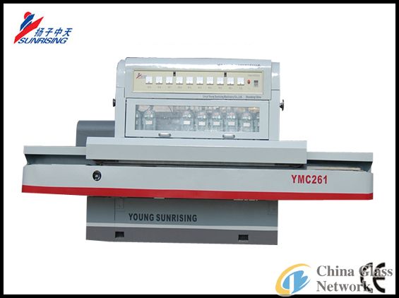 YMC261 PLC Control Glass Straight Beveling Machine