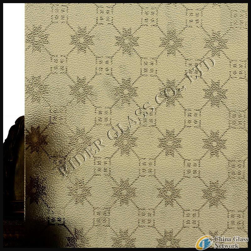 3-8mm Bronze RH-4 Acid Etched Glass with CE & ISO9001