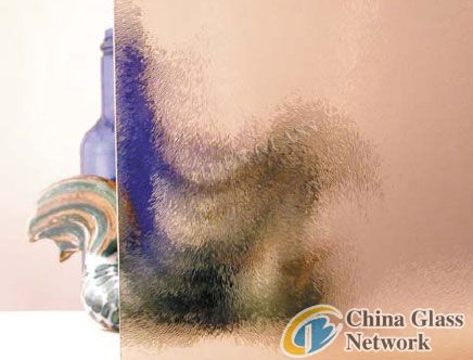 3-8mm Bronze Chinchilla Patterned Glass with CE & ISO9001