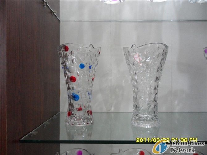 Round Dot Glass Vase