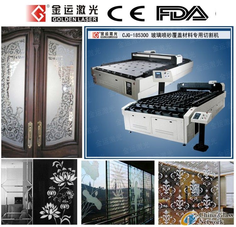 CJG-185300 Laser Cutting Machine for Glass Sandblast Mask/Stencil