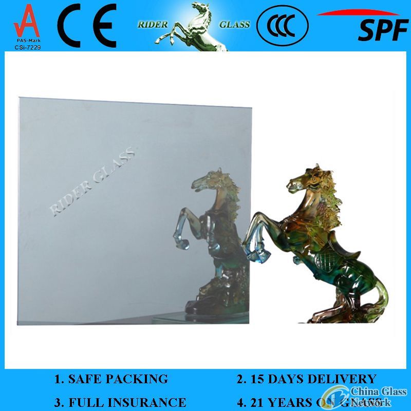 4-6MM CLEAR REFLECTIVE GLASS AND TINTED REFLECTIVE GLASS WITH CE & ISO9001