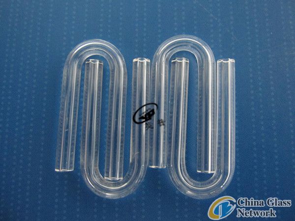 u bent quartz glass tube