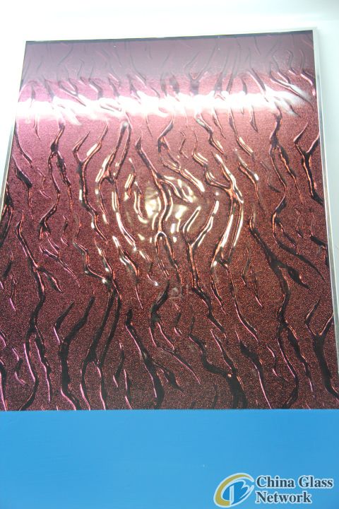 flame pattern glass