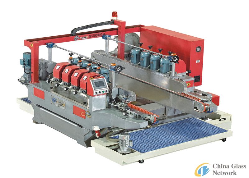 Round glass edging machine