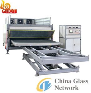 China top grade laminated glass machinery without pre-press machine