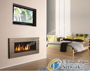 borosilicate fireplace glass