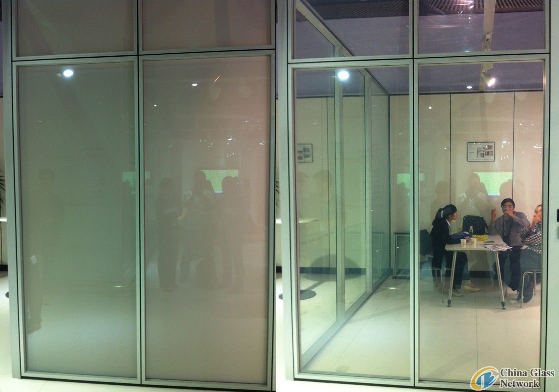 privacy glass for villa/glass house design