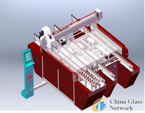 CNC Horizontal Insulating Glass Sealant Machine