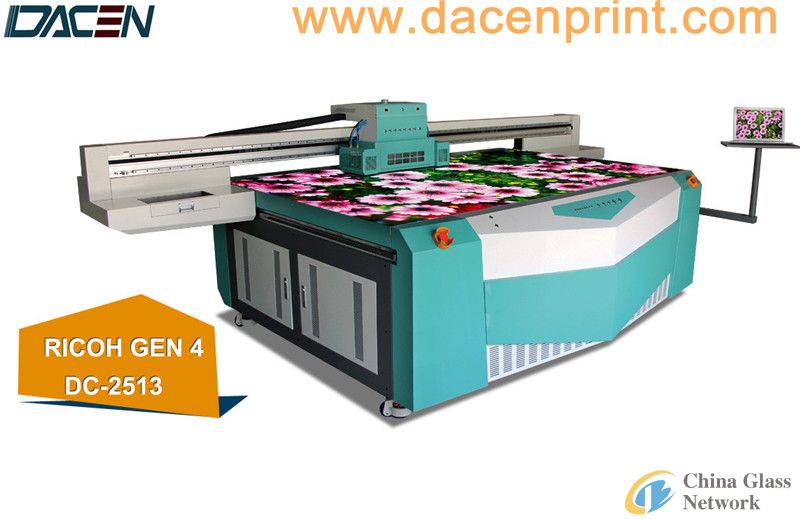 small format uv flatbed printer for glass printing