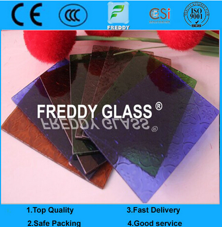 Colored/Tinted/Clear/Color Patterned Glass/Colored Pattern Glass/Color Wired Pattern Glass/Clear Des