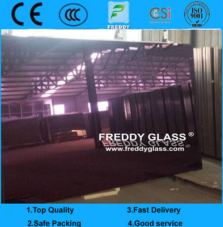 2440*3660mm Sandblasting Ultra Clear Mirror/Frosted Mirror