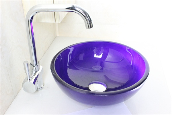 Modern Design Tempered Glass Wash Basin N-616