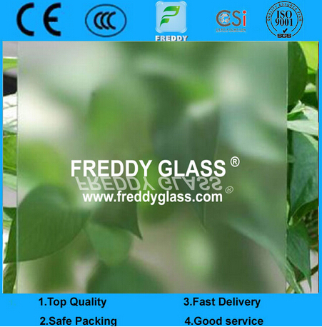 1220*1830mm Acid Etching Glass/ No Finger Mark Proof Excellent Acid Glass