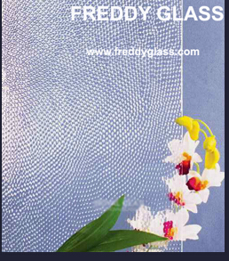5mm Clear Patterned Glass/Rolled Glass
