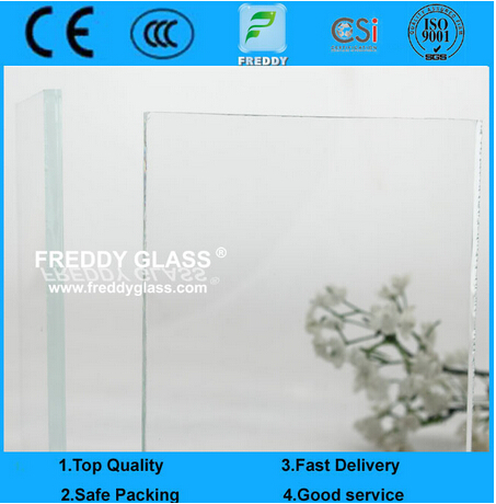 8mm Ultra/Super/Low Iron Float Glass with CE& ISO Certificate