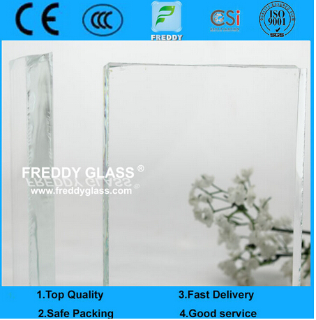 15mm Ultra Clear Glass/Super Clear Glass/Low Iron Glass with High Transmission/Door Glass