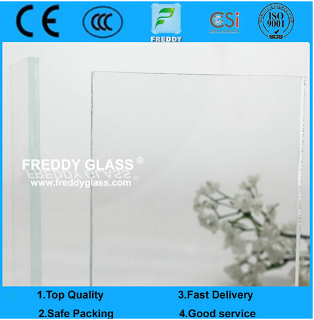 8mm Ultra White/Super Quality/Low Iron Float Glass with CE& ISO