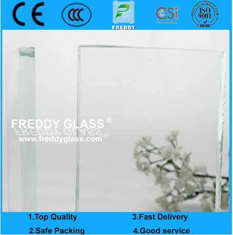 Hot Sale 15mm Low Iron/ Extra Clear / Ultra Clear Float Glass with CE