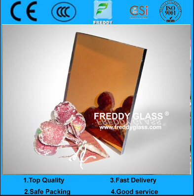 4mm Golden Bronze Mirror/ Tinted Mirror/ Colored Mirror/Building mirror