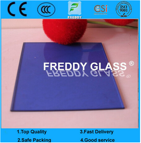 5.5mm Dark Blue Tinted Float Glass/Floating Glass/Tinted Glass/Colored Glass/Window Glass/Building G
