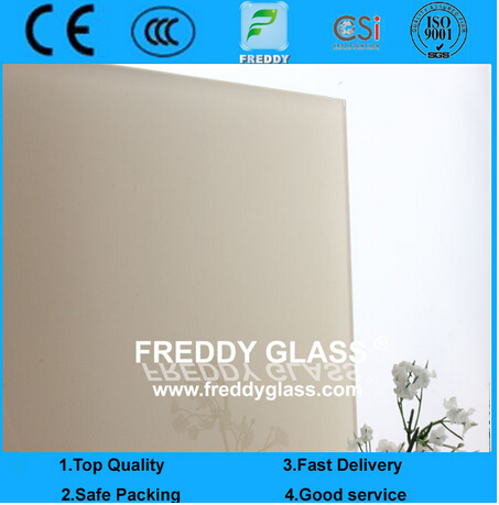 Ivory Paint Glass/Painted Glass/Coated Glass/Lacquered Glass/Art Glass/Decorative Glass