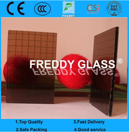 Colored Wired Glass/Color Wired Patterned Glass/Fire Retardant Glass/Fire Retardant Glass/Flame Resi