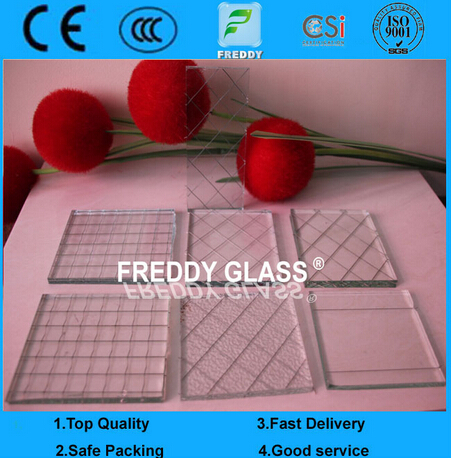 Clear Wired Glass/Clear Wired Patterned Glass/Fire Retardant Glass/Fire Retardant Glass/Flame Resist