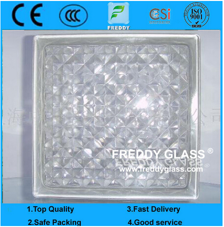 Blue/Green/Grey/Clear Shoulder Glass Block/Shoulder Glass Brick