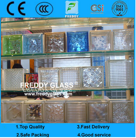 Glass Block/Glass Brick/Corner Brick/Transparent Glass Block/Shoulder Block