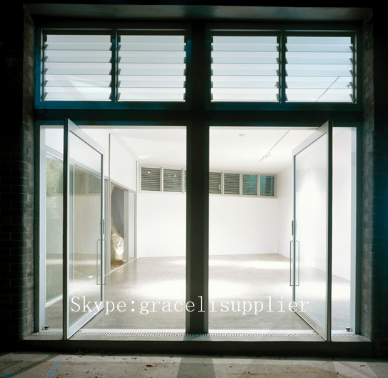 window glass shutters / Louver glass for window , wall or door