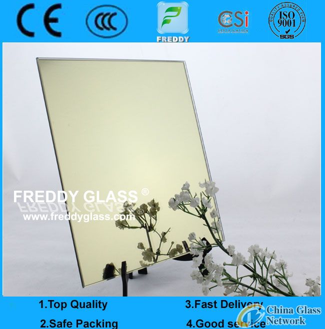 yellow mirror/colored mirror/color aluminum mirror/color silver mirror/decorative mirror/art mirror