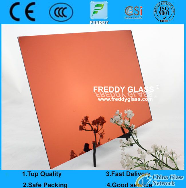 red mirror/red aluminum mirror/color mirror/decorate mirror/tinted float mirror