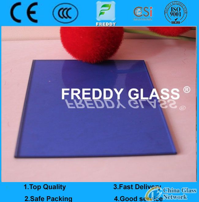 4-12mm dark blue float glass/dark blue float glass/tinted float glass/blue float glass/coean blue fl