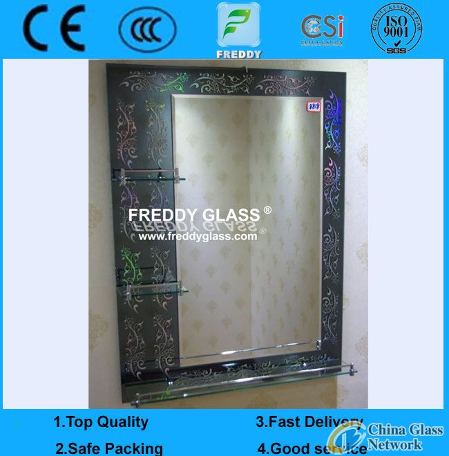 make up mirror with frame/make-up mirror/dressing mirror