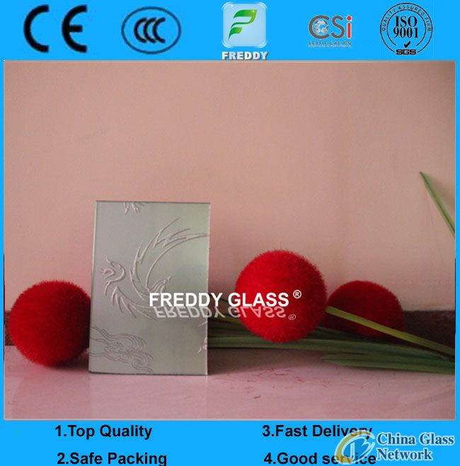 Lt China Factory as CE Certificated 3-19mm Silk Screen Printing Glass