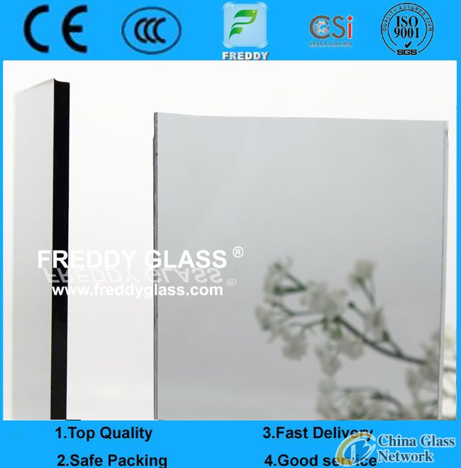 dark grey/gray float reflective glass mirror manufacturer/euro grey/euro gray/light gray/light grey/