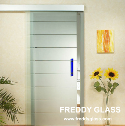 8mm Clear Frosted Shower Glass Door